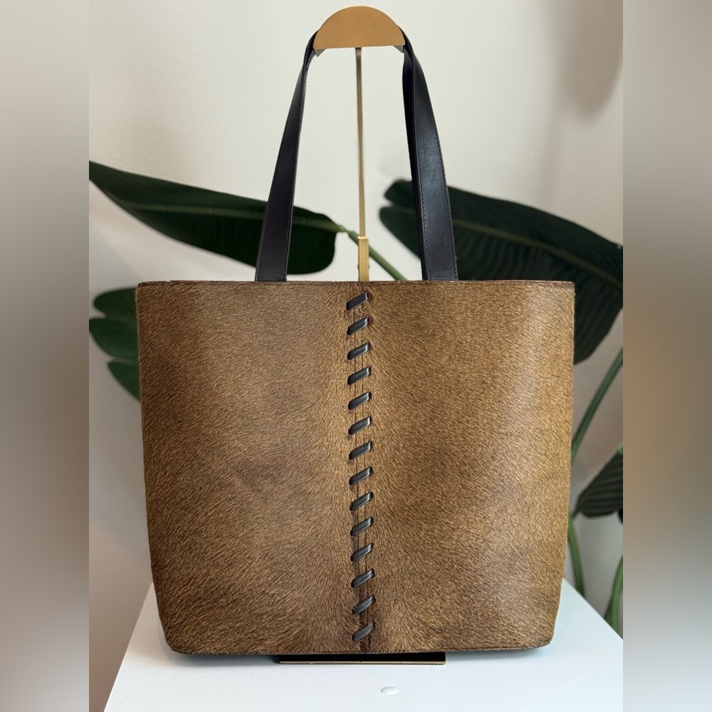 Saint Laurent by Tom Ford ‘Mombasa’ Pony Hair Tote Bag